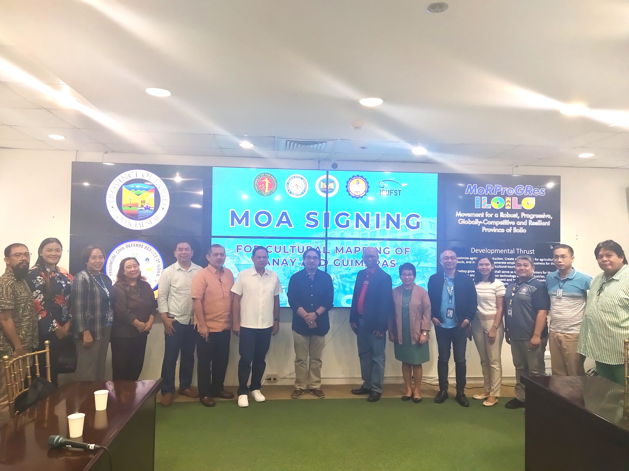 Governor Defensor, UPV Chancellor, and SUC Presidents Sign MOA for Panay and Guimaras Cultural Mapping Project-01